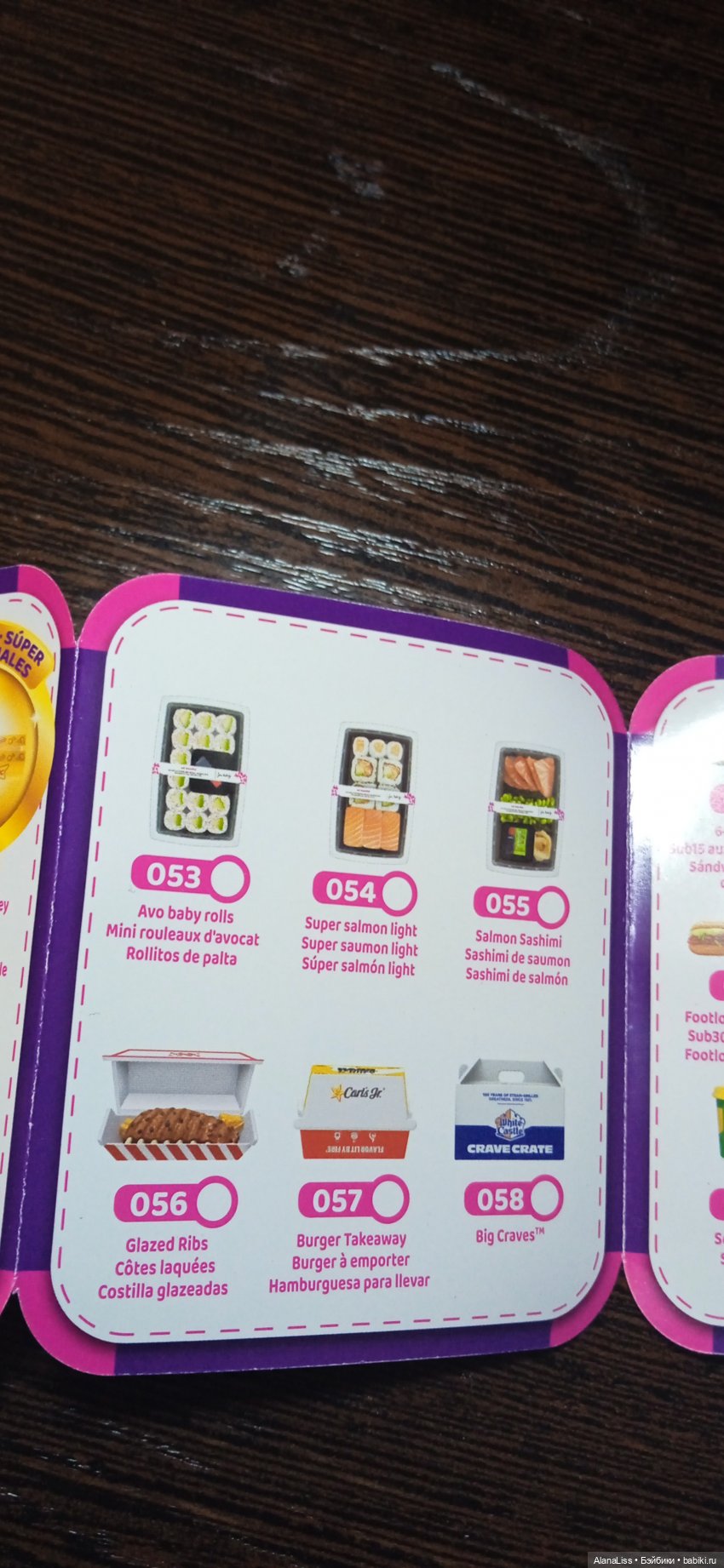 Zuru mini Brends: foodie. Что внутри