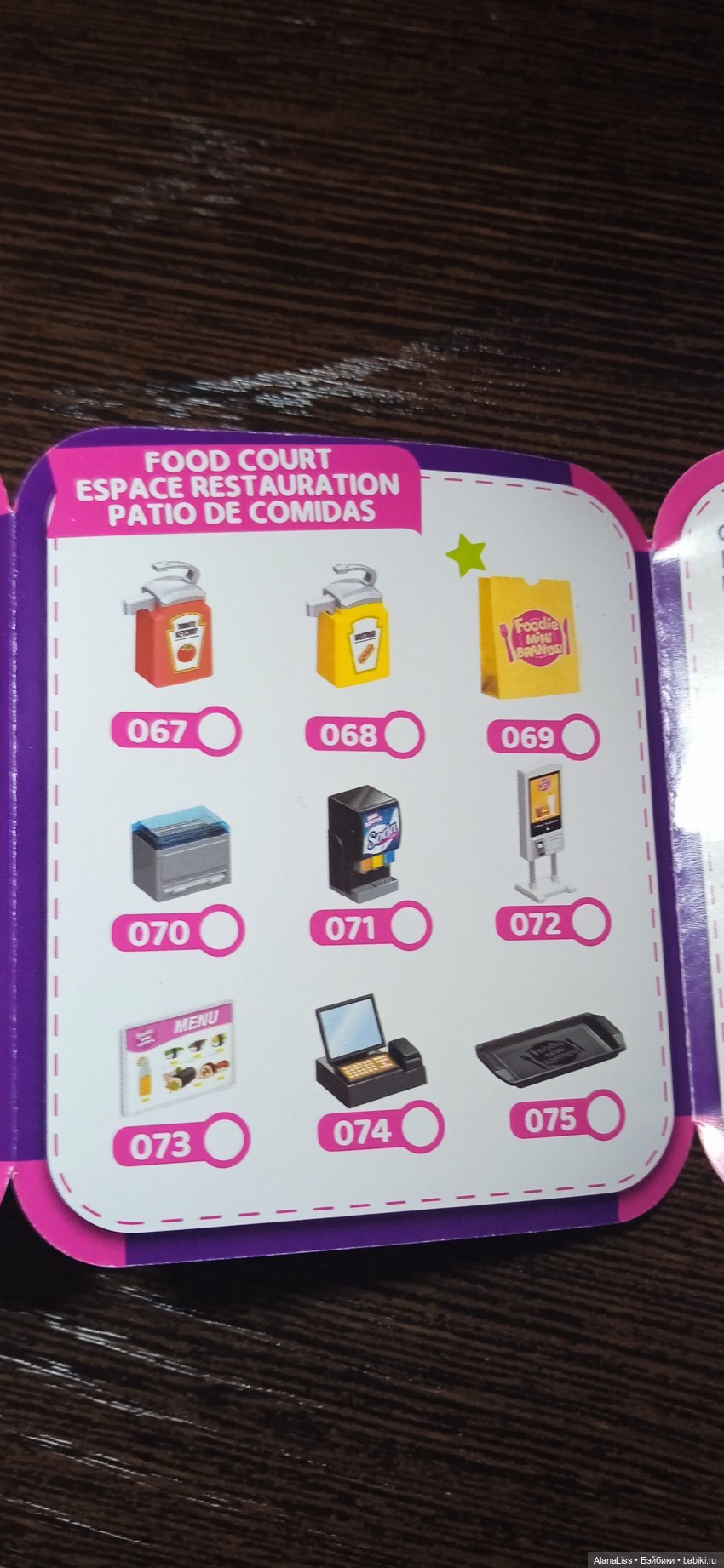 Zuru mini Brends: foodie. Что внутри