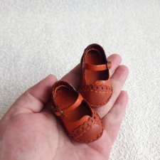 Туфельки из натуральной кожи для Паола Рейна