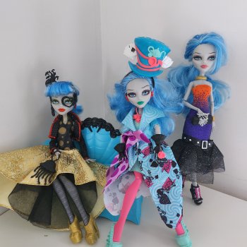 Обзор ОДЕЖДА для кукол Монстер Хай сумки (Monster high). Игра со зрителями Платье для куклы