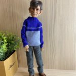 Вязаные вещи  для  кукол 1/6, 1/4 и схожих кукол.