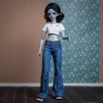 Джинсы-клёш на Minifee Active (на плоскую стопу)