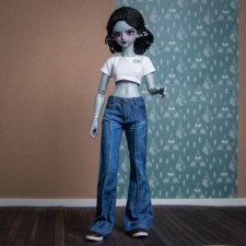 Джинсы-клёш на Minifee Active (на плоскую стопу)