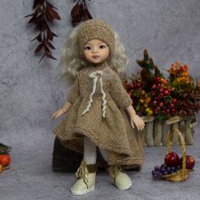 Комплект для кукол Паола Рейна из новой осенней коллекции "Hugge" Комплект для кукол Паола Рейна из новой осенней коллекции "Hugge"