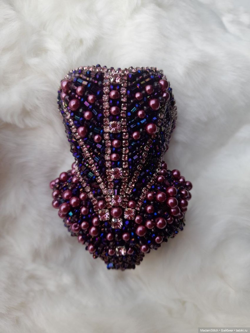 Маленькая история, как я вышивала боди бисером
