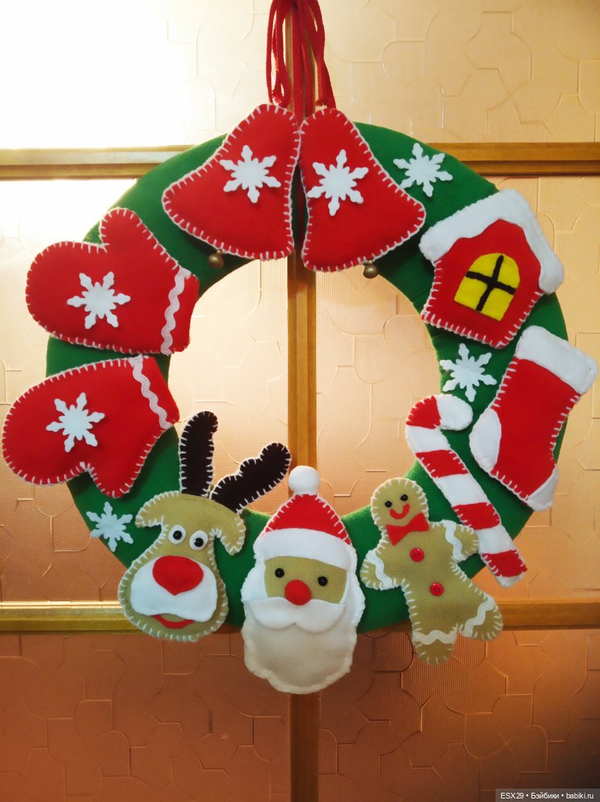 Новогодние поделки из флиса | Бэйбики Новогодние поделки из флиса (фото 2)