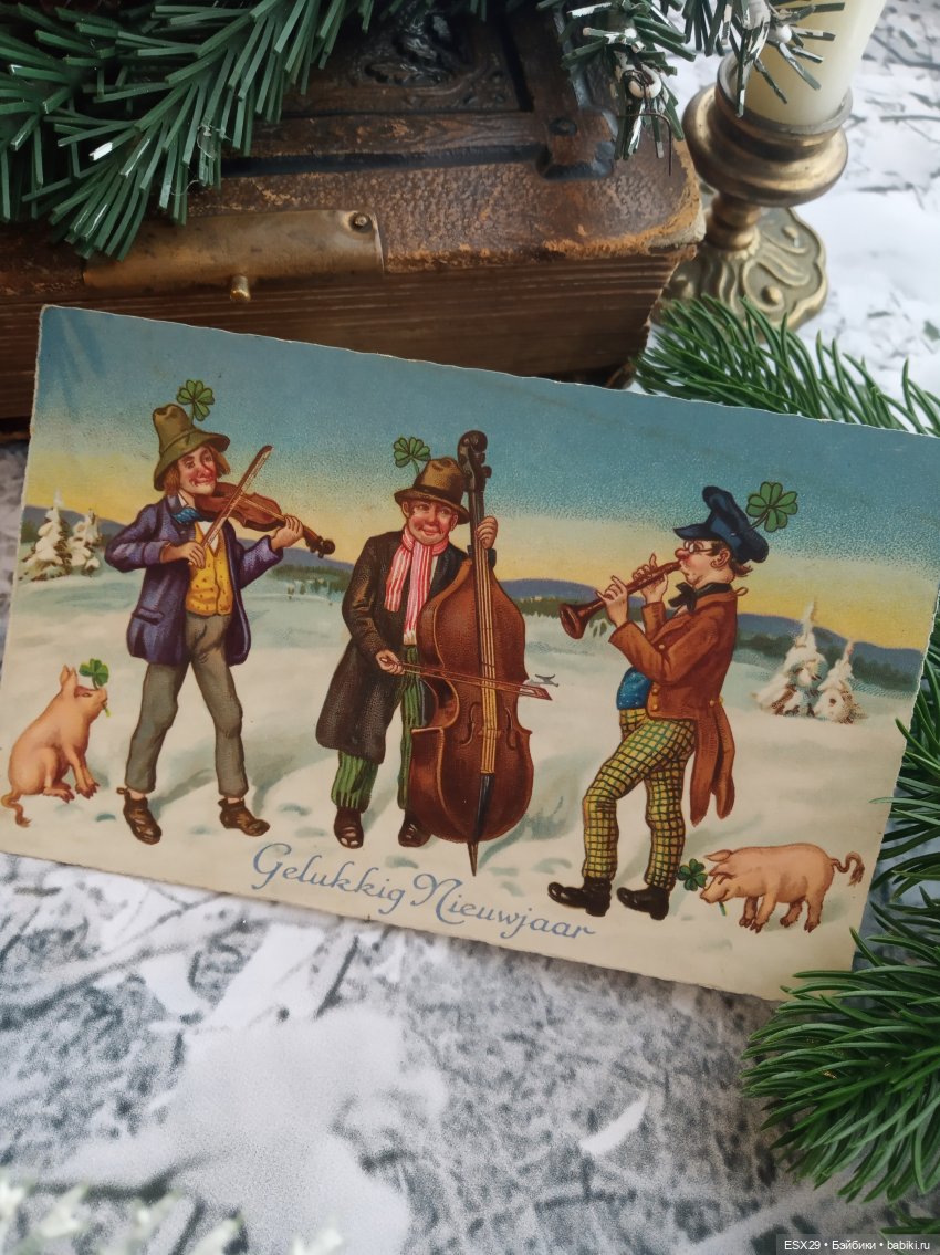 Магия старинных рождественских открыток