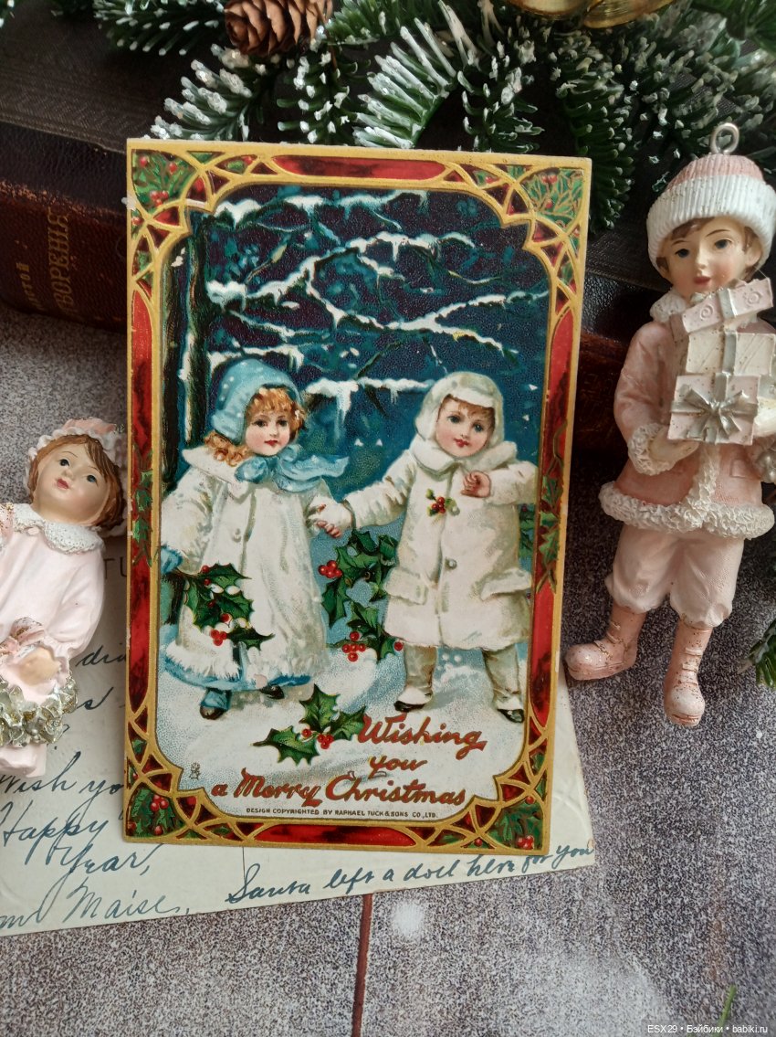 Магия старинных рождественских открыток (фото 2)