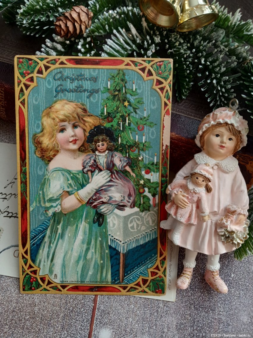 Магия старинных рождественских открыток
