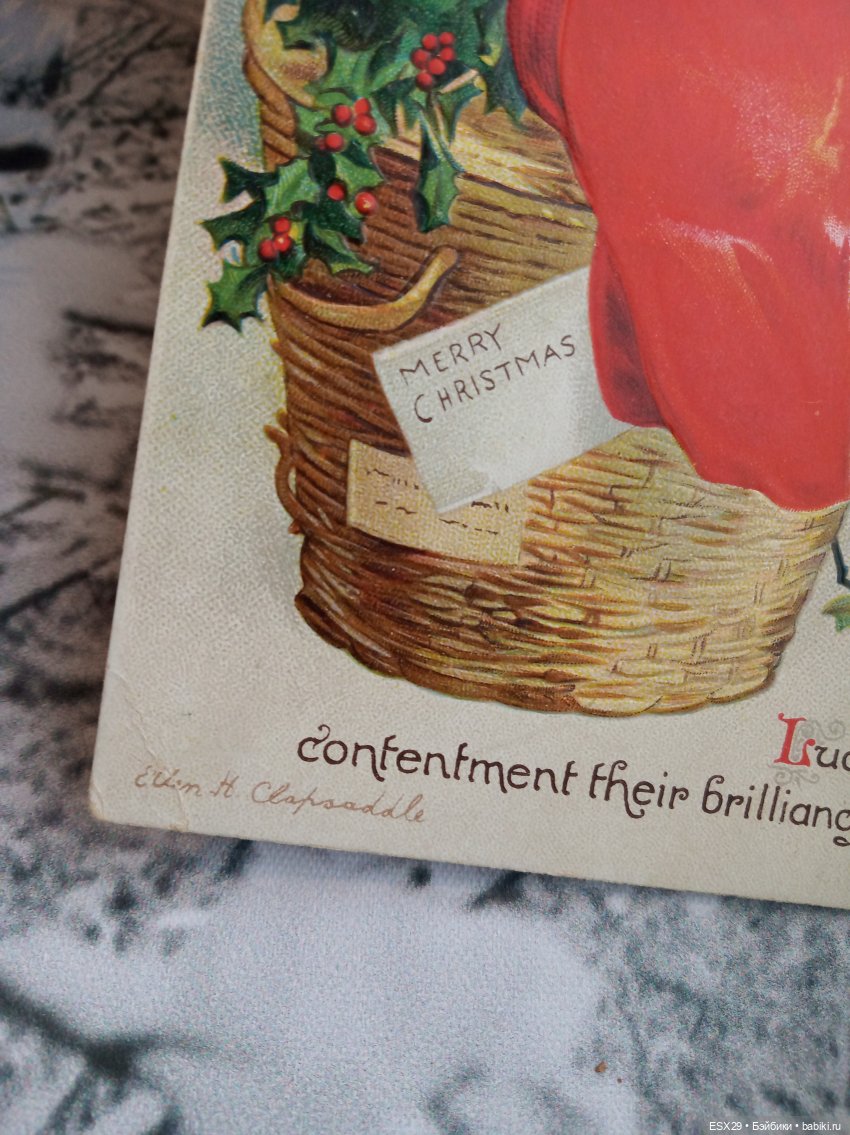 Магия старинных рождественских открыток (фото 4)