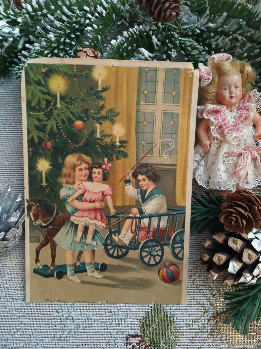 Магия старинных рождественских открыток