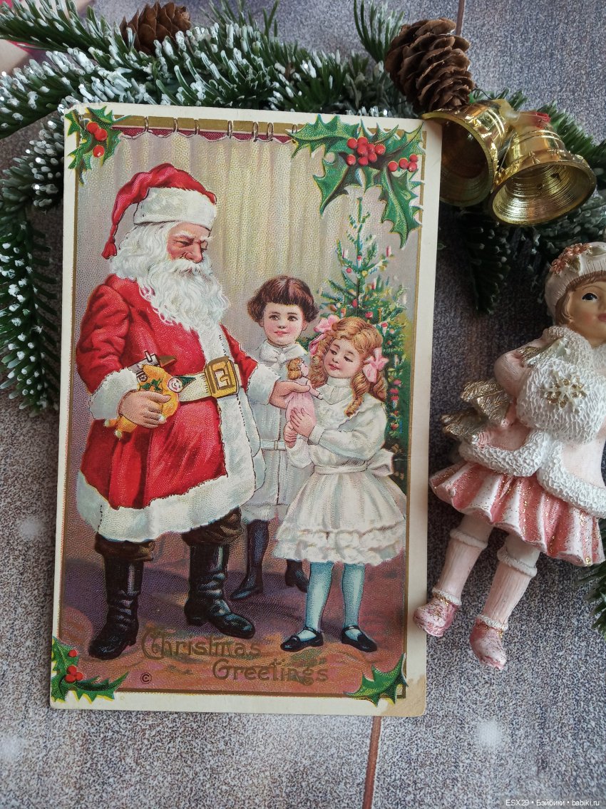 Магия старинных рождественских открыток