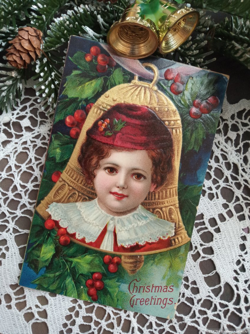 Магия старинных рождественских открыток