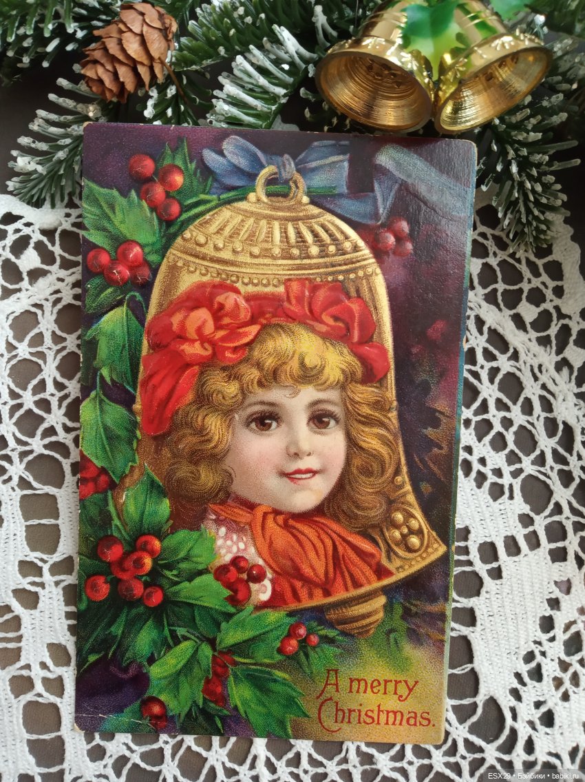 Магия старинных рождественских открыток