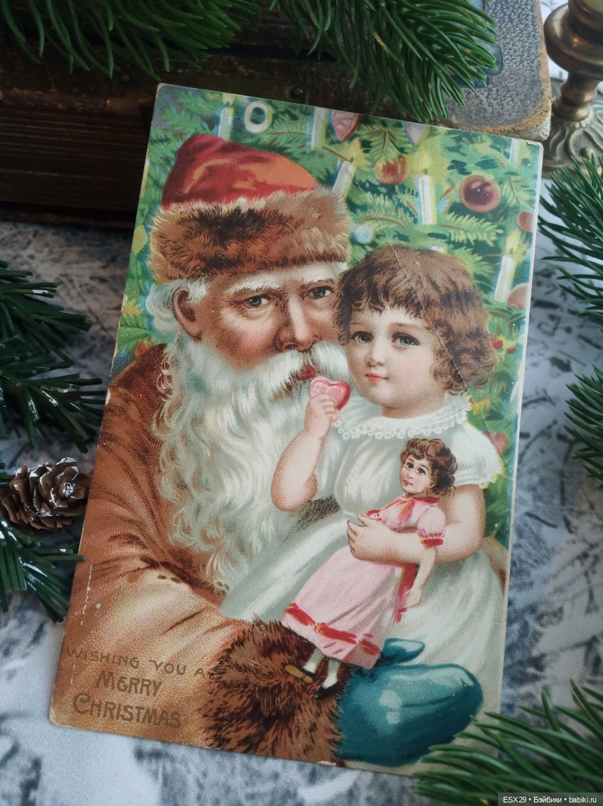 Магия старинных рождественских открыток