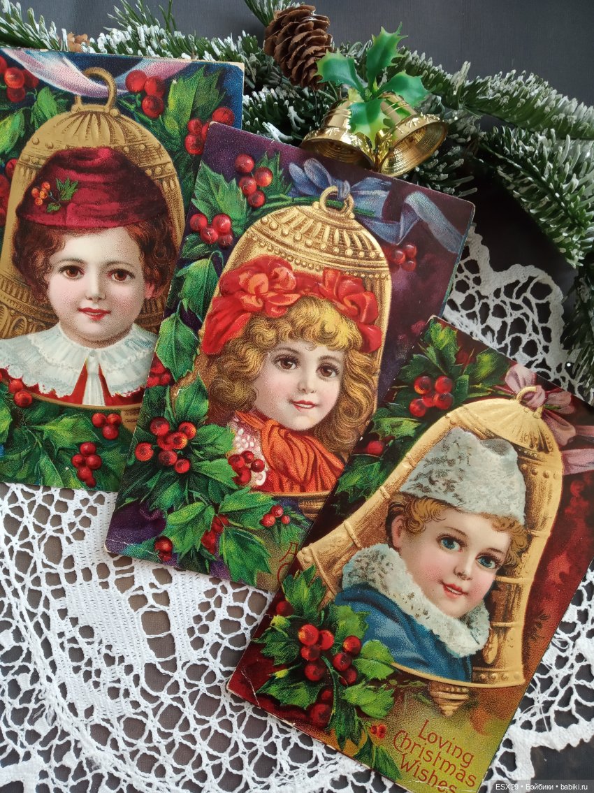 Магия старинных рождественских открыток