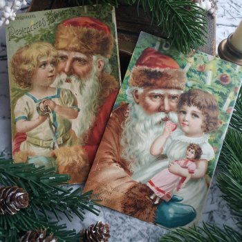 Магия старинных рождественских открыток