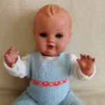 Целлулоидный пупс 50-х годов. Германия