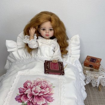 Кукольная постель в стиле прованс