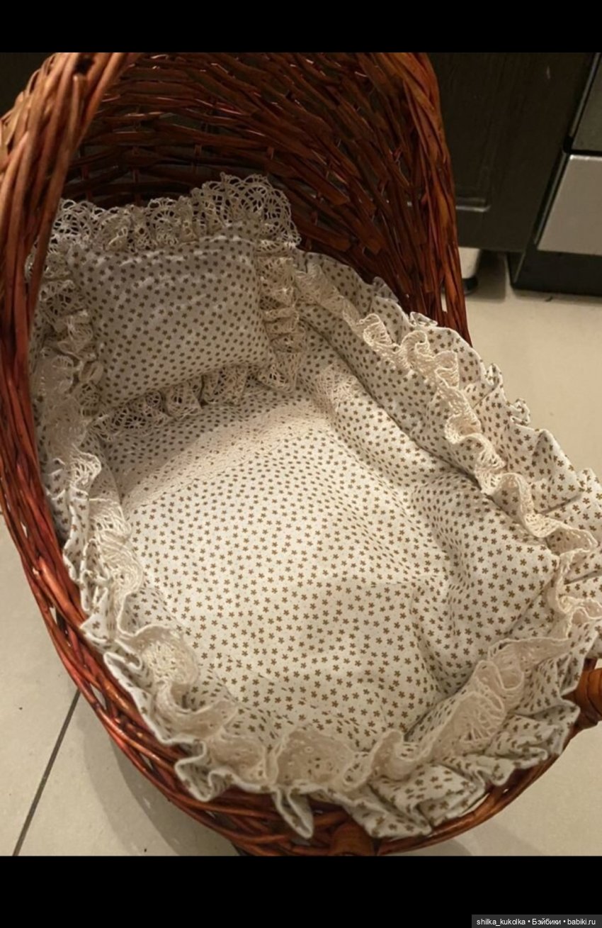 Постелька для плетёной коляски (фото 8)