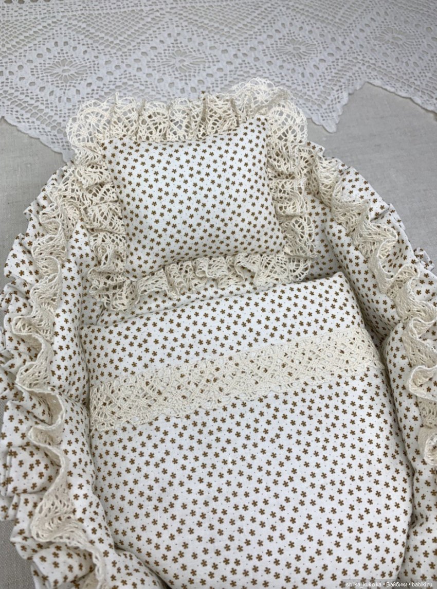 Постелька для плетёной коляски (фото 7)