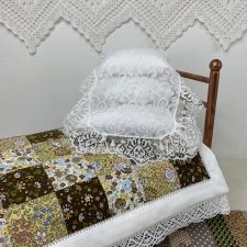 Одеяло лоскутное для куклы