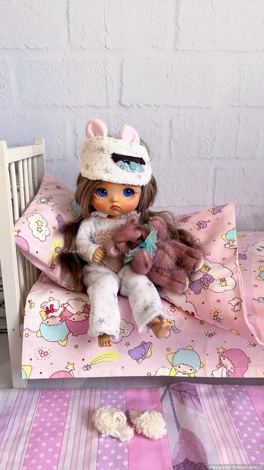 Розовая постелька для малышки Лати (фото 8)