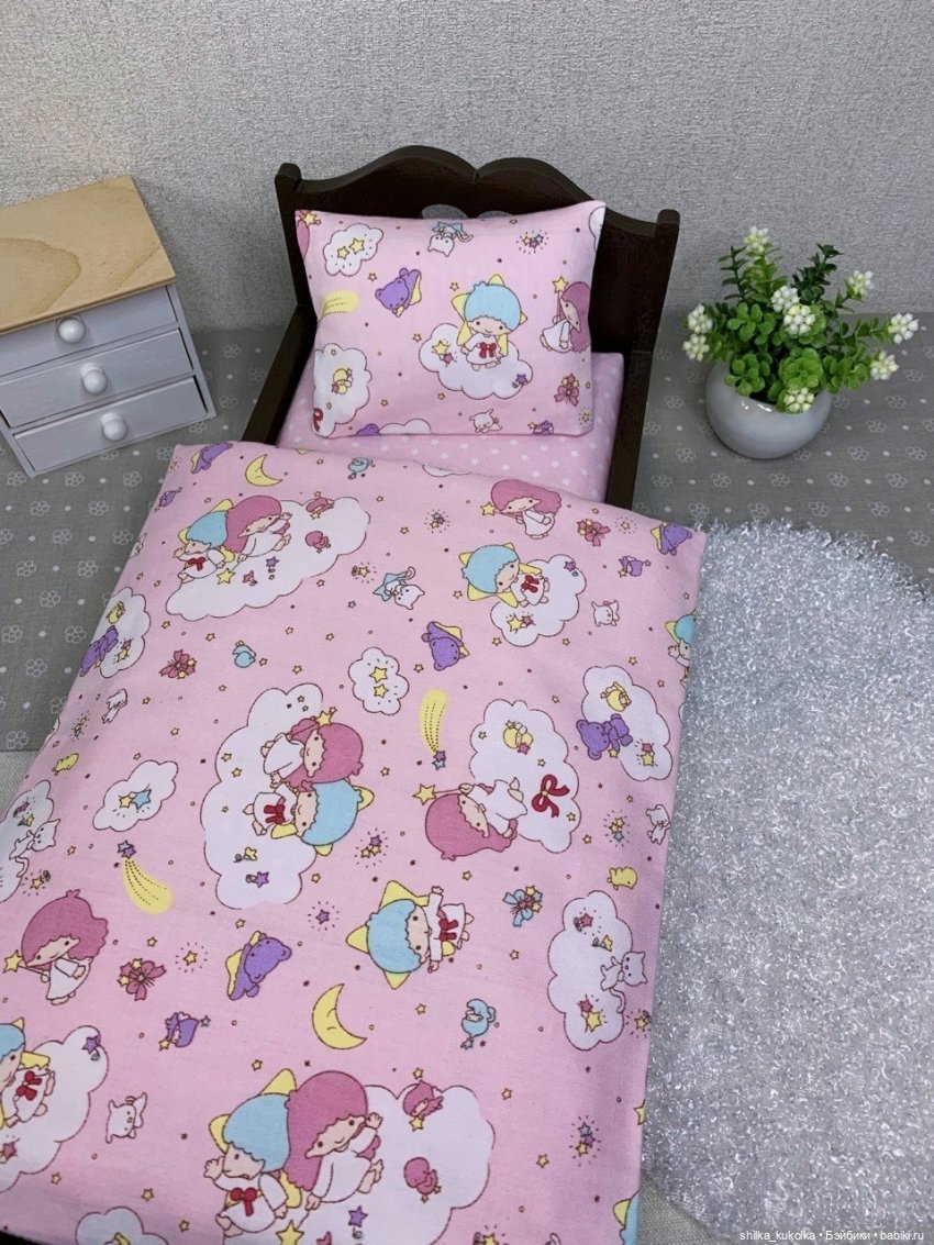 Розовая постелька для малышки Лати (фото 3)
