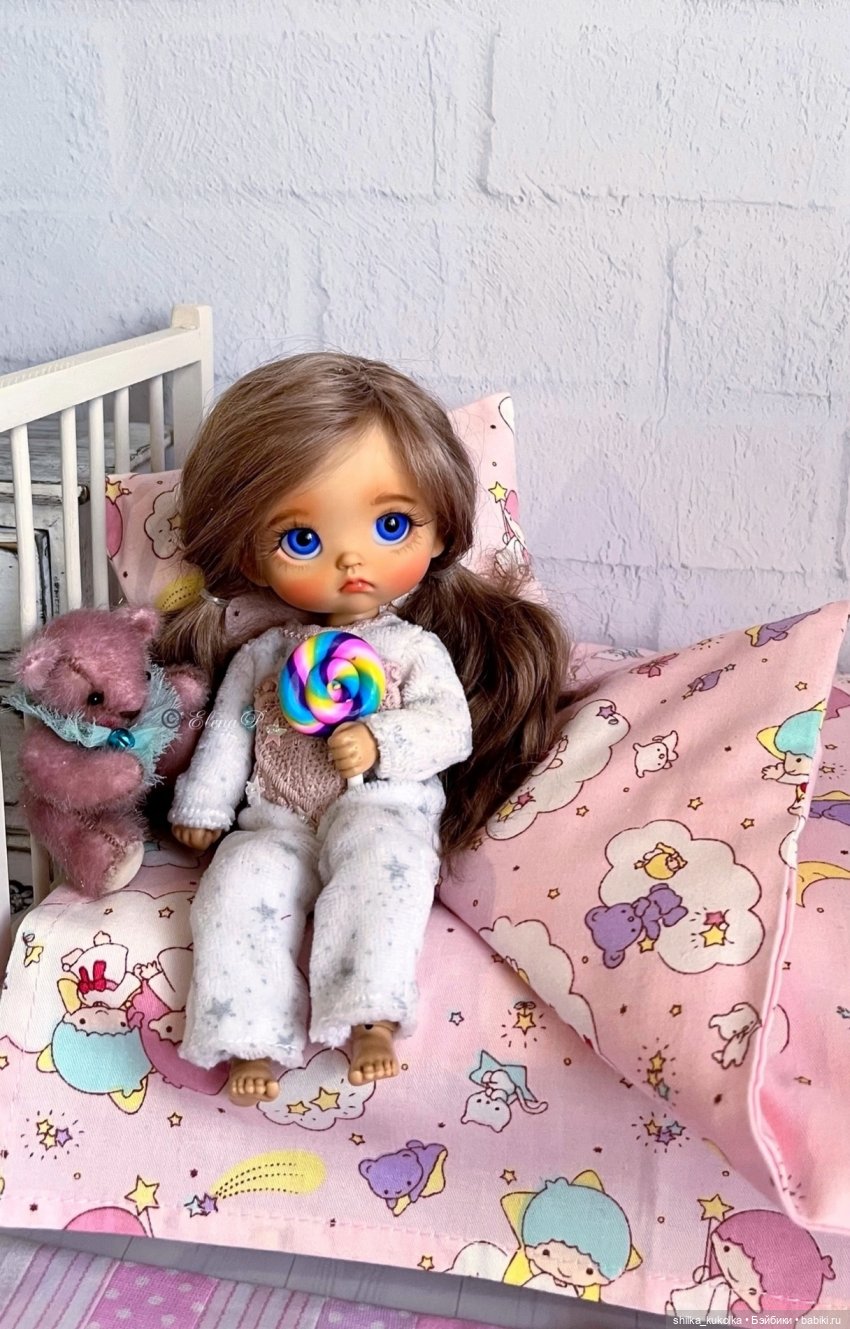 Розовая постелька для малышки Лати (фото 9)