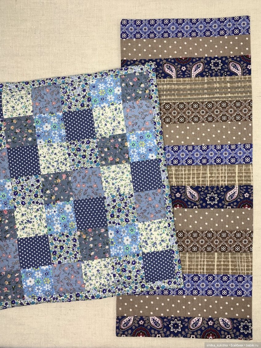 Кукольное одеяло в деревенском стиле (фото 10)