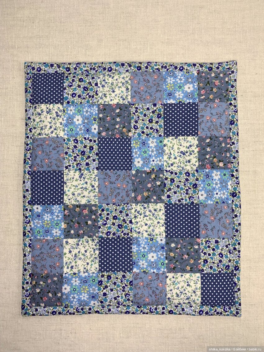 Кукольное одеяло в деревенском стиле (фото 7)