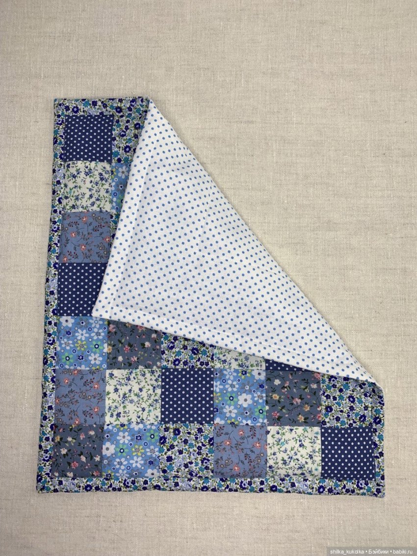 Кукольное одеяло в деревенском стиле (фото 8)