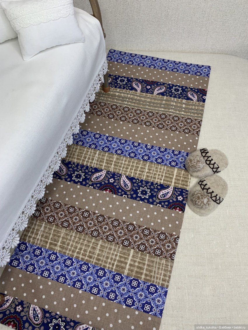 Кукольное одеяло в деревенском стиле (фото 9)