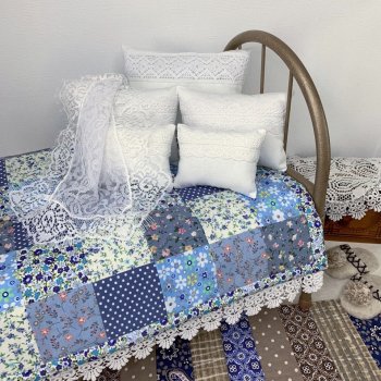 Кукольное одеяло в деревенском стиле