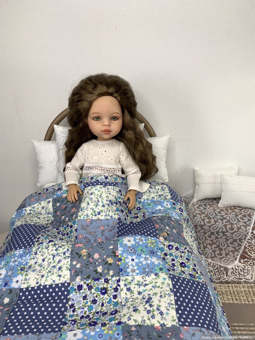 Хозяйка голубого одеяла — Аксессуары для кукол своими руками: идеи (фото 2)