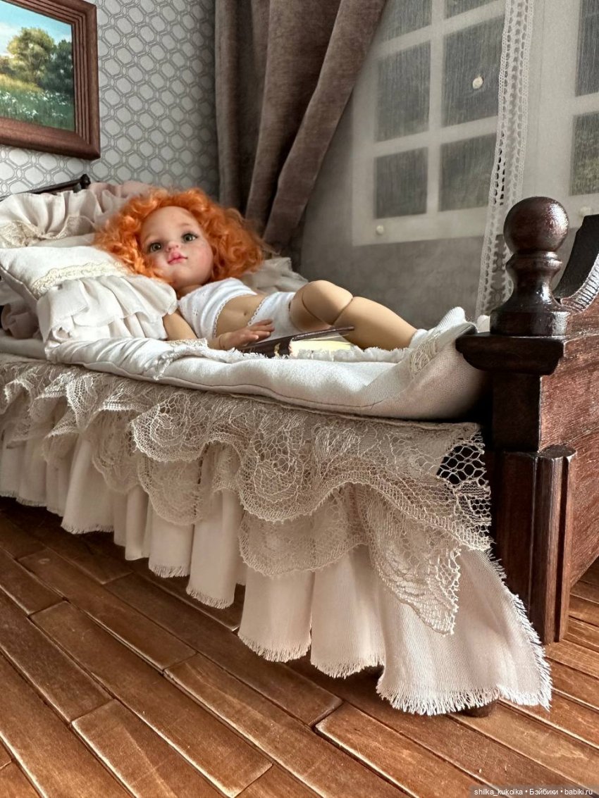 Постель для изысканной кукольной спальни (фото 7)