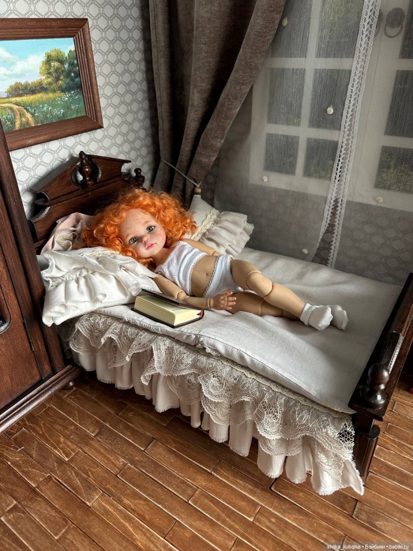 Постель для изысканной кукольной спальни (фото 5)