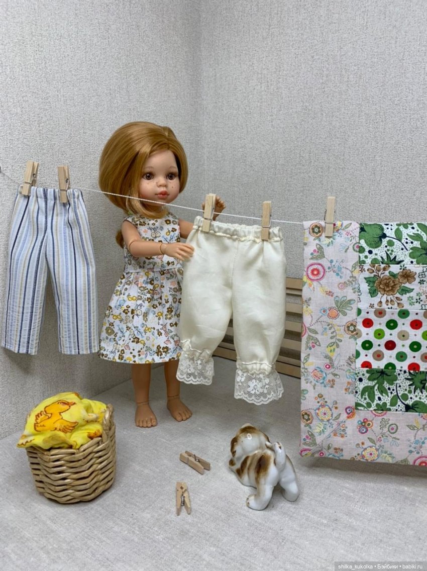 Стирка в разгаре — Авторские украшения и аксессуары для кукол: фото (фото 5)