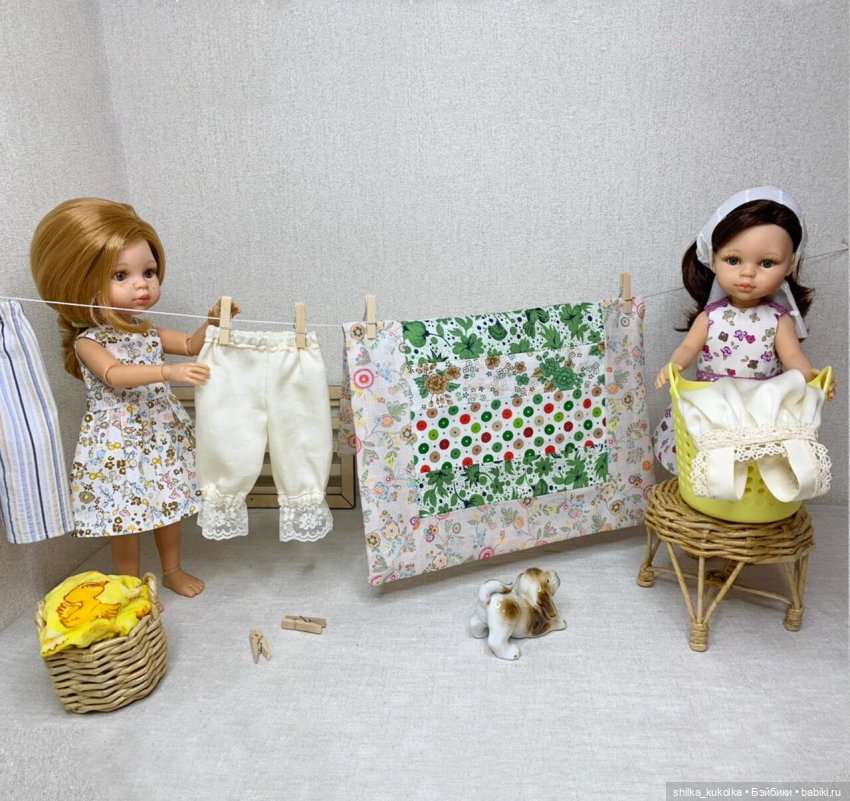 Стирка в разгаре — Авторские украшения и аксессуары для кукол: фото (фото 2)