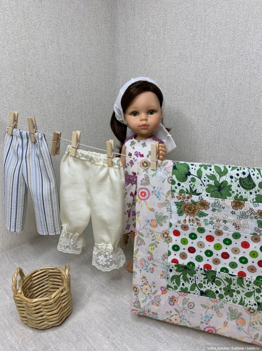 Стирка в разгаре — Авторские украшения и аксессуары для кукол: фото (фото 3)