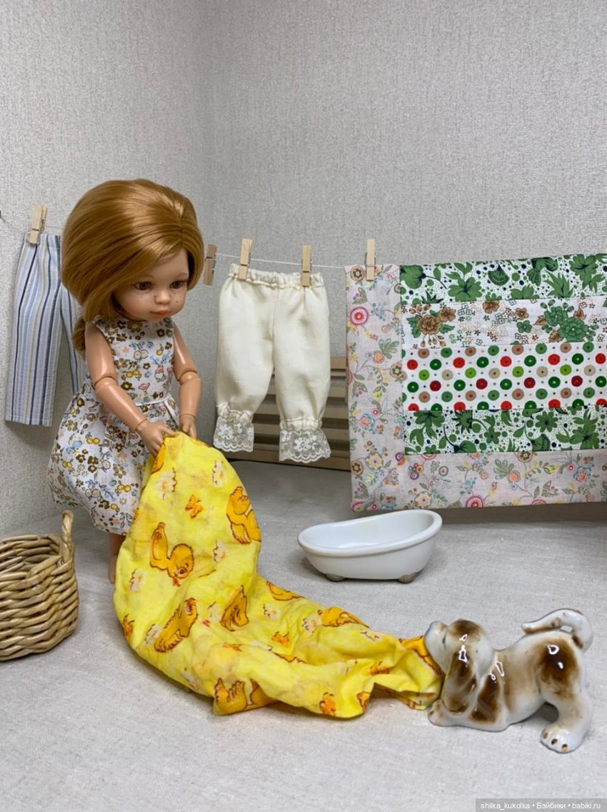 Стирка в разгаре — Авторские украшения и аксессуары для кукол: фото (фото 7)