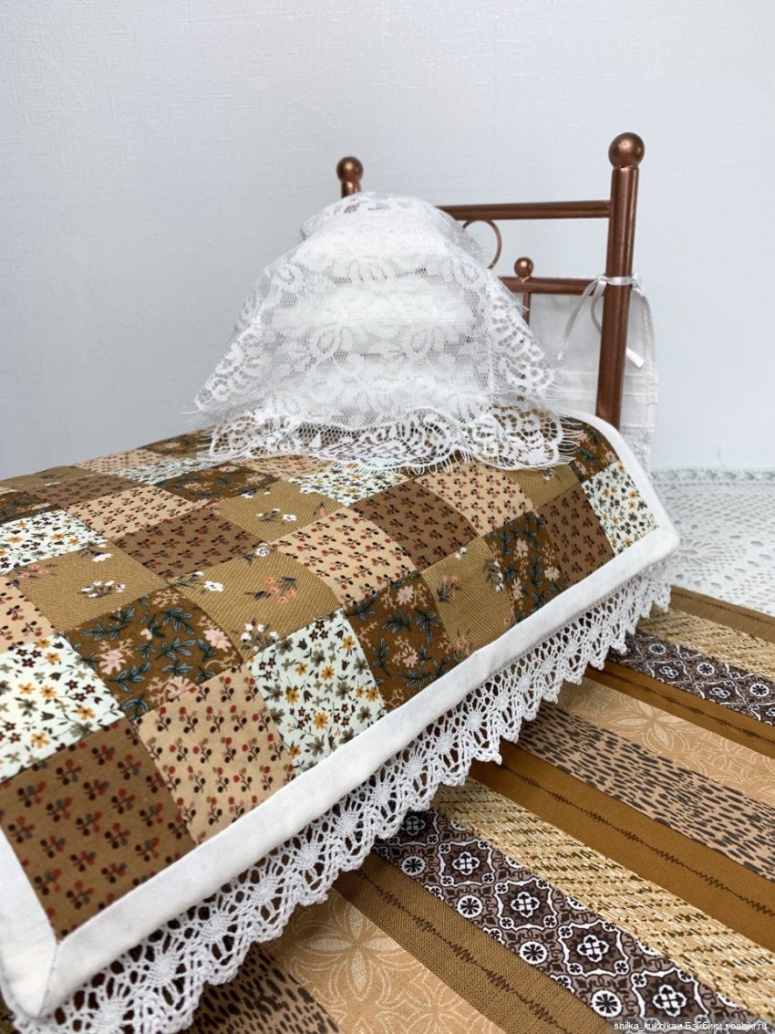 Кровать как у бабушки — Кукольная миниатюра своими руками: еда