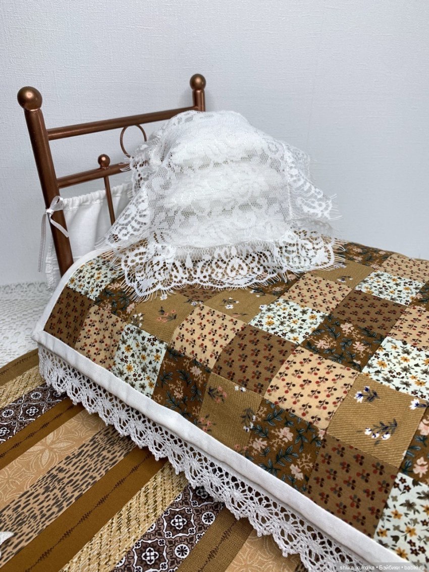 Кровать как у бабушки — Кукольная миниатюра своими руками: еда