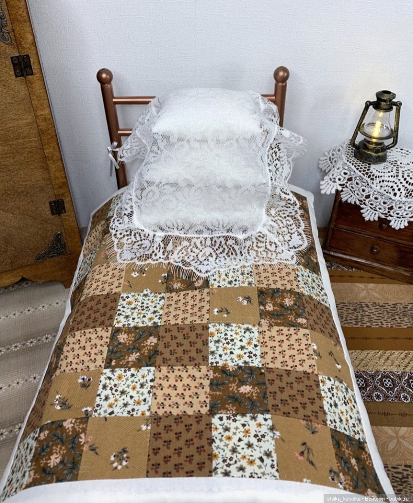 Кровать как у бабушки — Кукольная миниатюра своими руками: еда (фото 2)