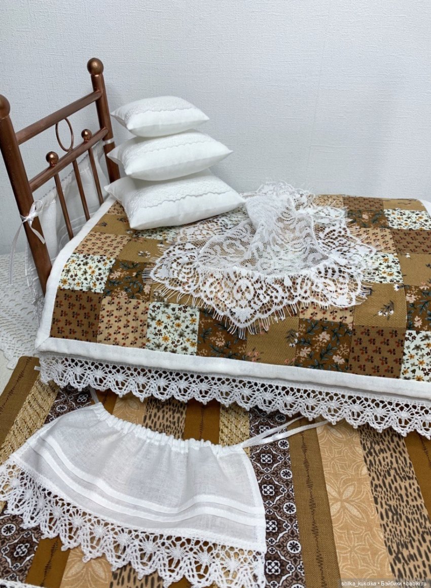 Кровать как у бабушки — Кукольная миниатюра своими руками: еда