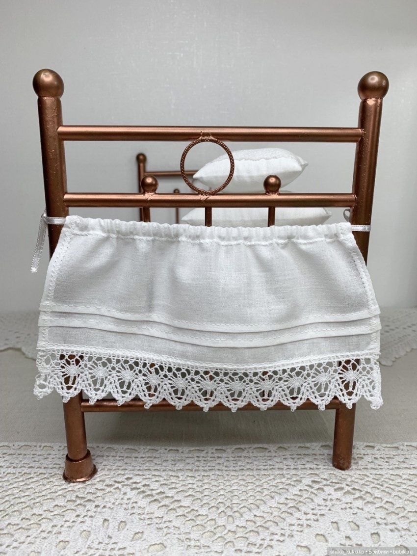 Кровать как у бабушки — Кукольная миниатюра своими руками: еда (фото 8)