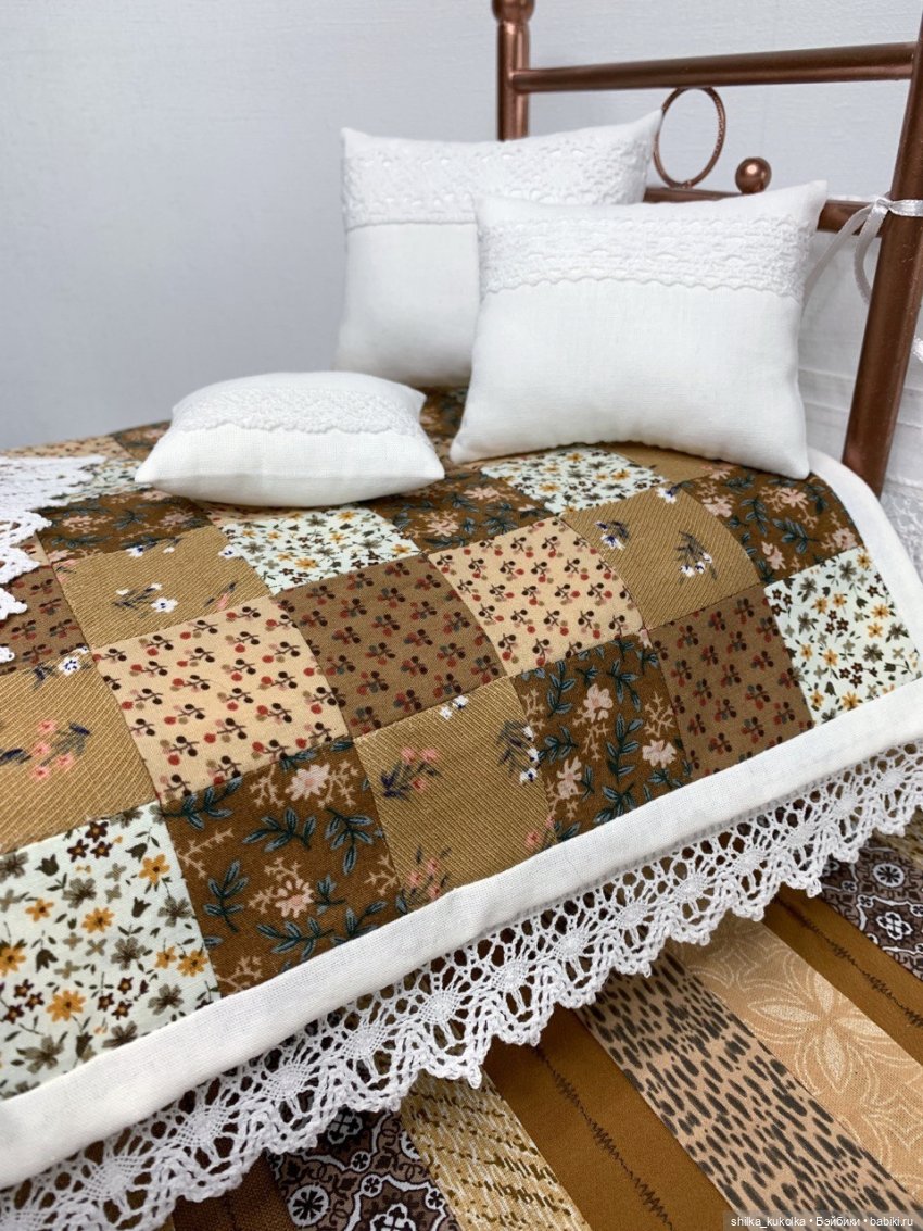 Кровать как у бабушки — Кукольная миниатюра своими руками: еда