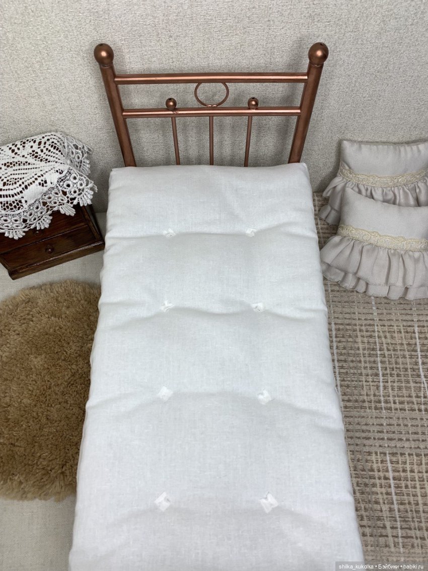 Кровать как у бабушки — Кукольная миниатюра своими руками: еда (фото 3)