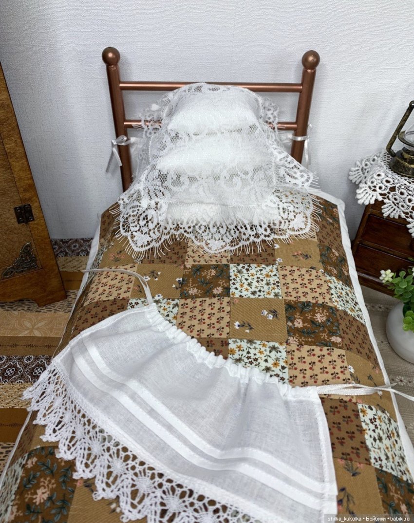 Кровать как у бабушки — Кукольная миниатюра своими руками: еда
