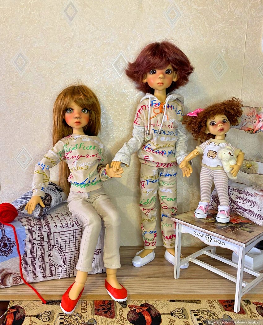 Посидеть с сестренкой | Бэйбики Посидеть с сестренкой — Куклы Kaye Wiggs (Кайе Виггс): авторские BJD (БЖД)